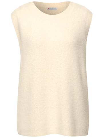 Street One Ärmelloser Pullover in Beige
