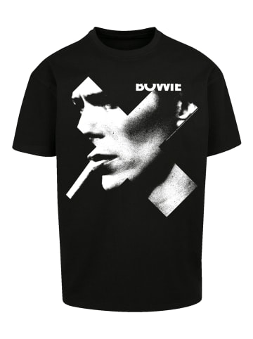F4NT4STIC Heavy Oversize T-Shirt David Bowie in schwarz