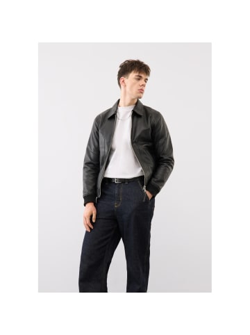 Bolongaro Trevor Lederjacke Beckett in schwarz