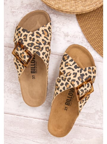 billowy Pantoletten in braun