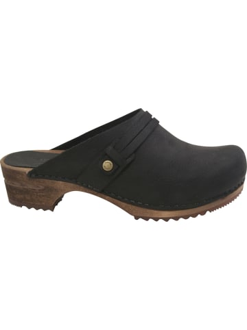 Sanita Comfortwear Clog "Wood-Ursana Open" in Schwarz