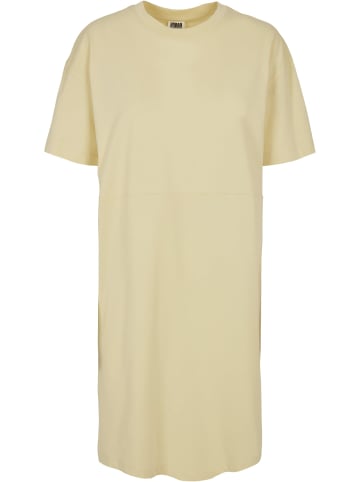 Urban Classics Urban Classics Damen Ladies Organic Oversized Slit Tee Dress in softyellow