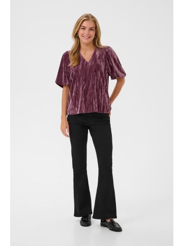 Kaffe Kurzarm-Bluse KAelva Regular fit in Tulipwood