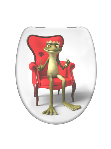 Franz Joseph Schütte Duroplast WC-Sitz FROG KING, mit Absenkautomatik