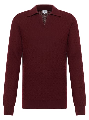 Eterna Strick Pullover in sunset red