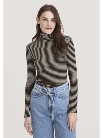 Hessnatur Streifen Softrib in taupe