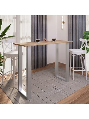 ebuy24 Bartisch Xona dekor Eiche 140 x 50 cm