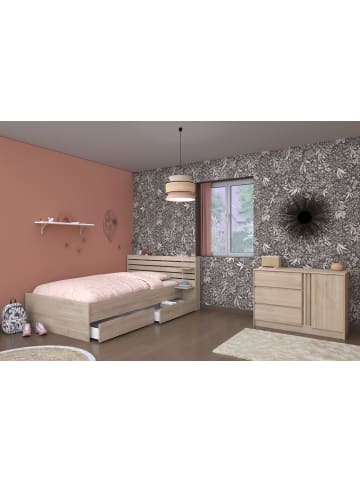 58 aufm Kessel KINDERZIMMER-SET 3-tlg. Parisot Escale 17 Holzdekor Japanische Eiche