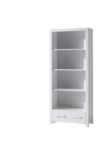 58 aufm Kessel STANDREGAL Karalynn 87x39x206 Kinderzimmerregal MDF Weiß