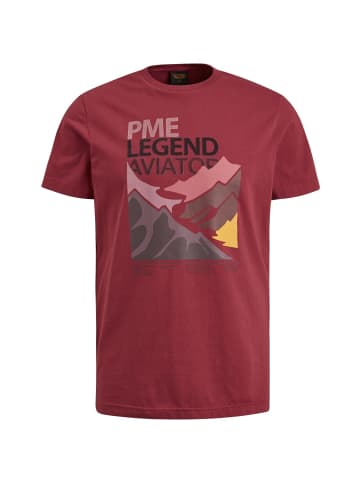 PME Legend Shirt Short sleeve r-neck in rosewood