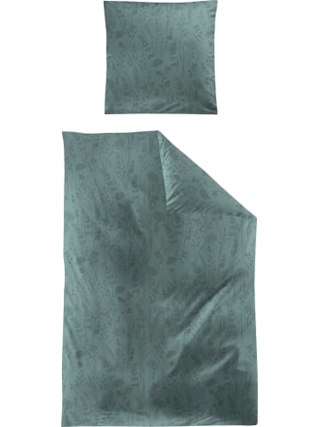 Irisette Premium-Jacquard-Satin Bettwäsche in grün