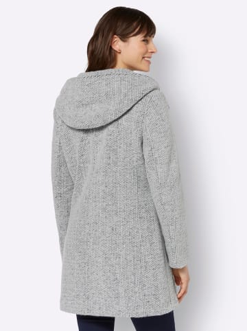 MANISA Jacke in hellgrau-meliert