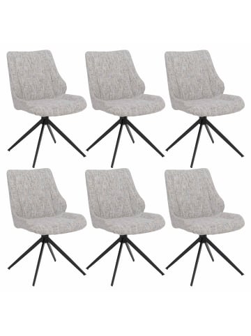 MCW 6er-Set Esszimmerstuhl O48, Creme