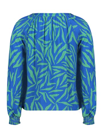 CARTOON Schlupfbluse mit Muster in Green/Blue