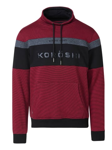 KOROSHI Sweatshirt. in rot