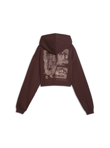 Puma Hoodie "W Puma X Hyrox Heavyweight Hoodie" in Braun