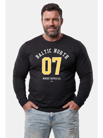 Men Plus Kurzarm T-Shirt in schwarz