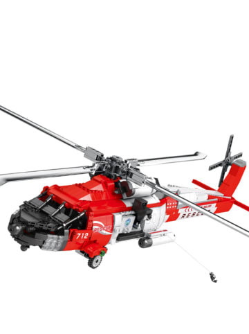 COFI 1453 Reobrix 33026 Rettungshubschrauber Klemmbaustein 1137 Teile ab 14 in Grau