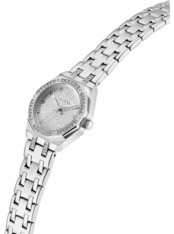 Guess Quarzuhr für Damen in silber