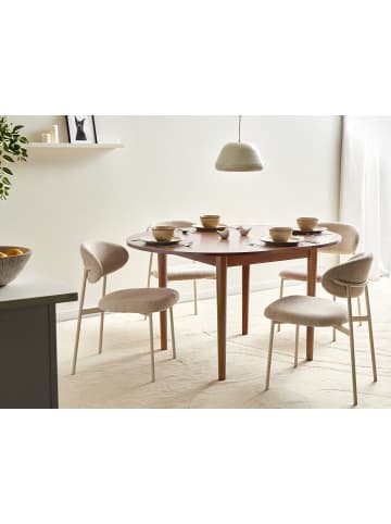 Beliani Esszimmertisch ECHO in Braun - (W) 107 x (H) 76 x (L) 107 cm