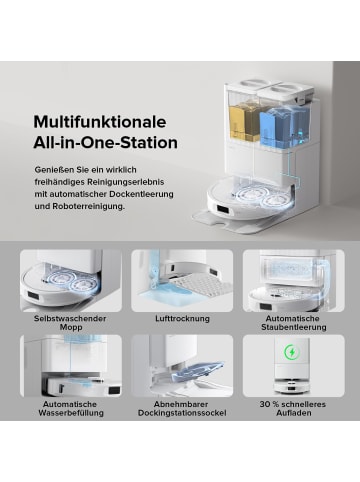 Roborock Saugroboter QV 35A in Schwarz