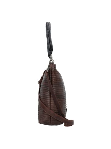 FREDs BRUDER Enna Schultertasche Leder 32.5 cm in dark-chocolate