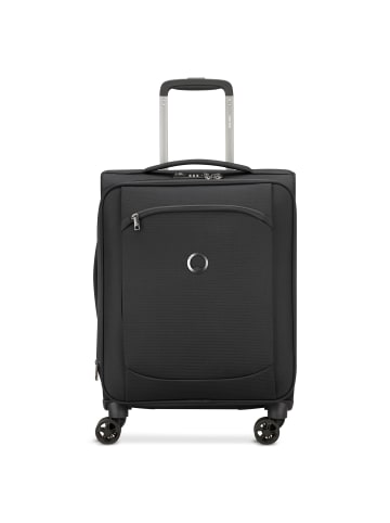 Delsey Montmartre Air 2.0 4-Rollen Kabinentrolley 55 cm in schwarz