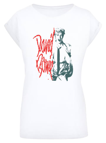 F4NT4STIC T-Shirt David Bowie Mono Shout in weiß