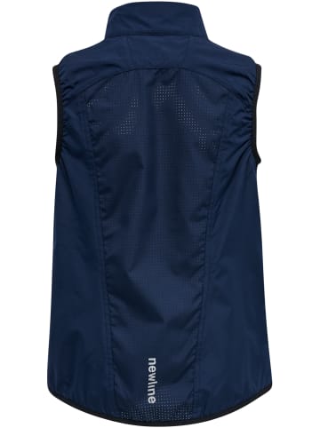 Newline Reißverschluss Vest Reflektierend Logo Kids Core Kinder in BLACK IRIS