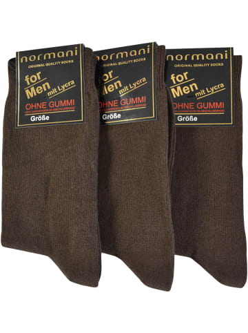 normani 6 Paar Herrensocken For Men in Dunkelbraun