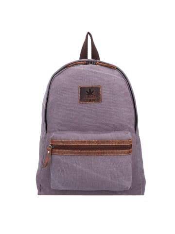 Greenburry Vintage Hemp Rucksack 36 cm in light grey