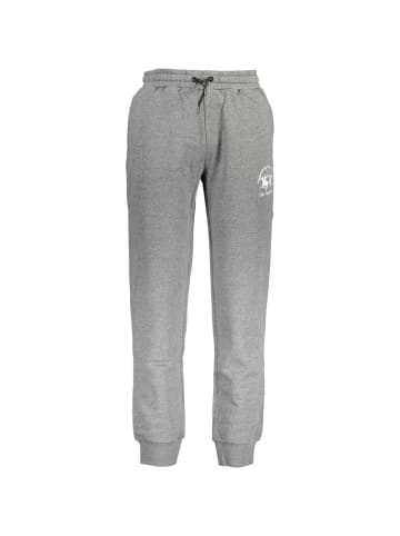 La Martina Graue Baumwoll-Jogginghose