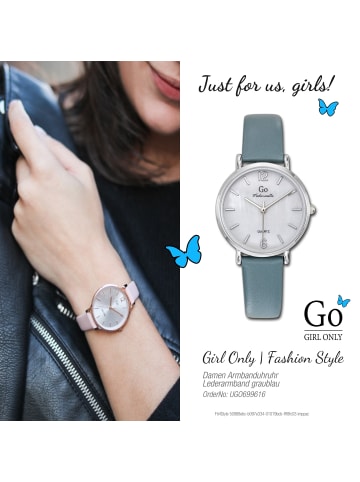 Girl Only Armbanduhr-Analog graublau mittel (ca. 32mm) Girl Only Mademoiselle