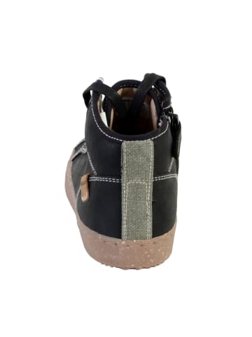 Geox Sneaker Uptown Kinder J Alonisso B.G - WAX.LEA+CANV Schwarz