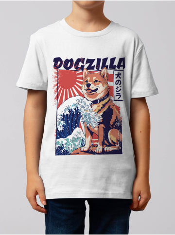 wat? Apparel T-Shirt Dogzilla in Weiß