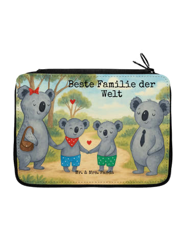Mr. & Mrs. Panda Federmappe Koala Familie zwei Design mit Spruch in Weiß