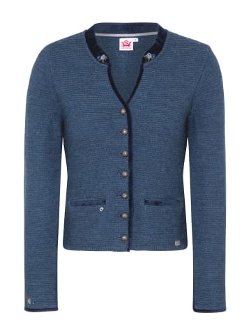 Spieth & Wensky Strickjacke MALTA in jeansblau