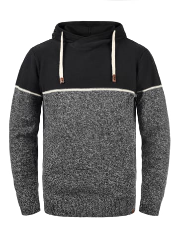 INDICODE Kapuzenpullover IDLynde 35419MM Strickpulli aus Feinstrick in Schwarz