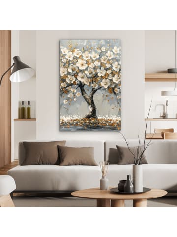 OnlyWow Metallbild Weißer Baum