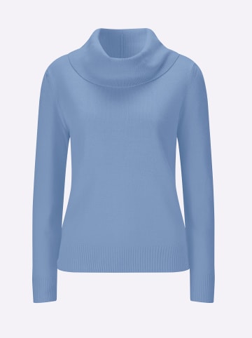 Sieh an! Rollkragenpullover in bleu