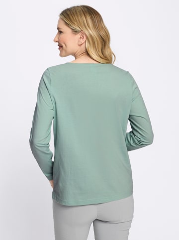 Sieh an! Langarm-Shirt in kalkmint