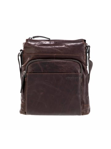 Strellson Schultertasche 'Abbey  in Dunkelbraun 22 x 25 x 5 cm'