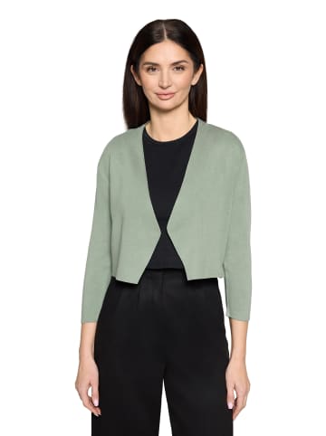 BETTY & CO Feinstrickjacke ohne Verschluss in Mint
