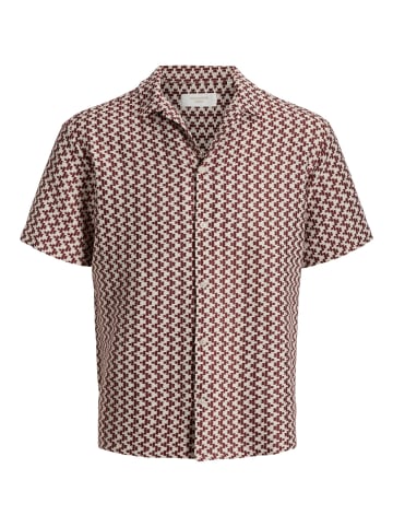 Jack & Jones Hawaii-Hemd in Cabernet
