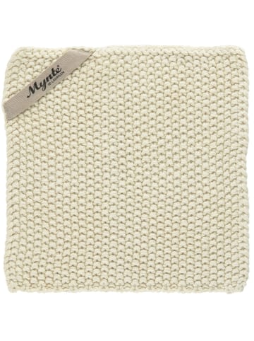 IB Laursen Topflappen Mynte gestrickt in latte
