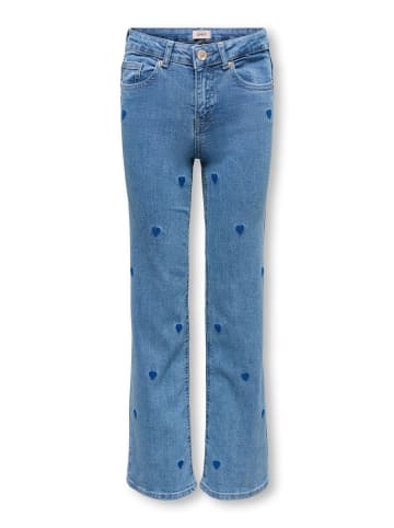 KIDS ONLY Jeans mit weitem Bein in Light Medium Blue Denim