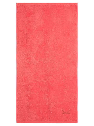 Sansibar 2er Handtuch-Set „Frottier-Kollektion Classic“, 50x100 cm in Koralle