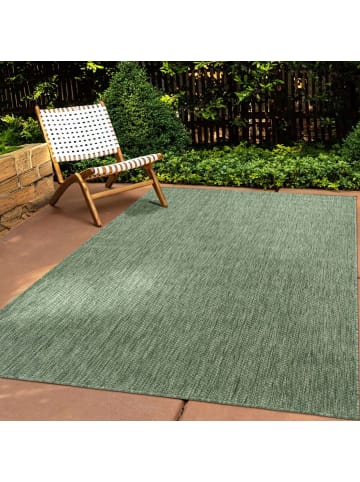 Tara Carpet Indoor-/ Outdoor-Teppich Columbia Meliert in Grün