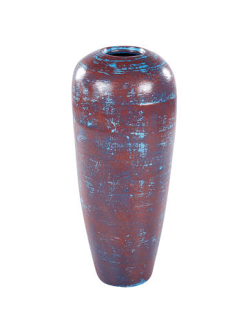 Beliani Dekovase DOJRAN in Braun/Blau - (W) 24 x (H) 59 x (L) 24 cm