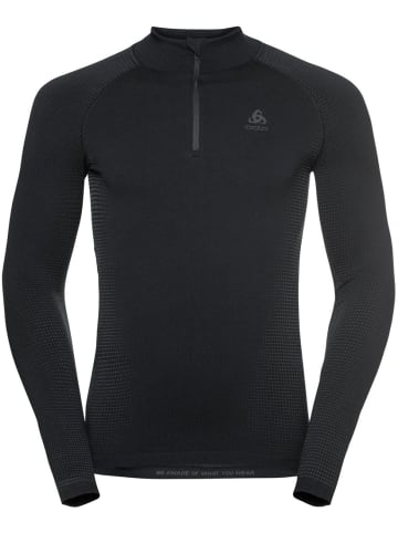 Odlo Longsleeve "Perf. Warm Eco" in Schwarz